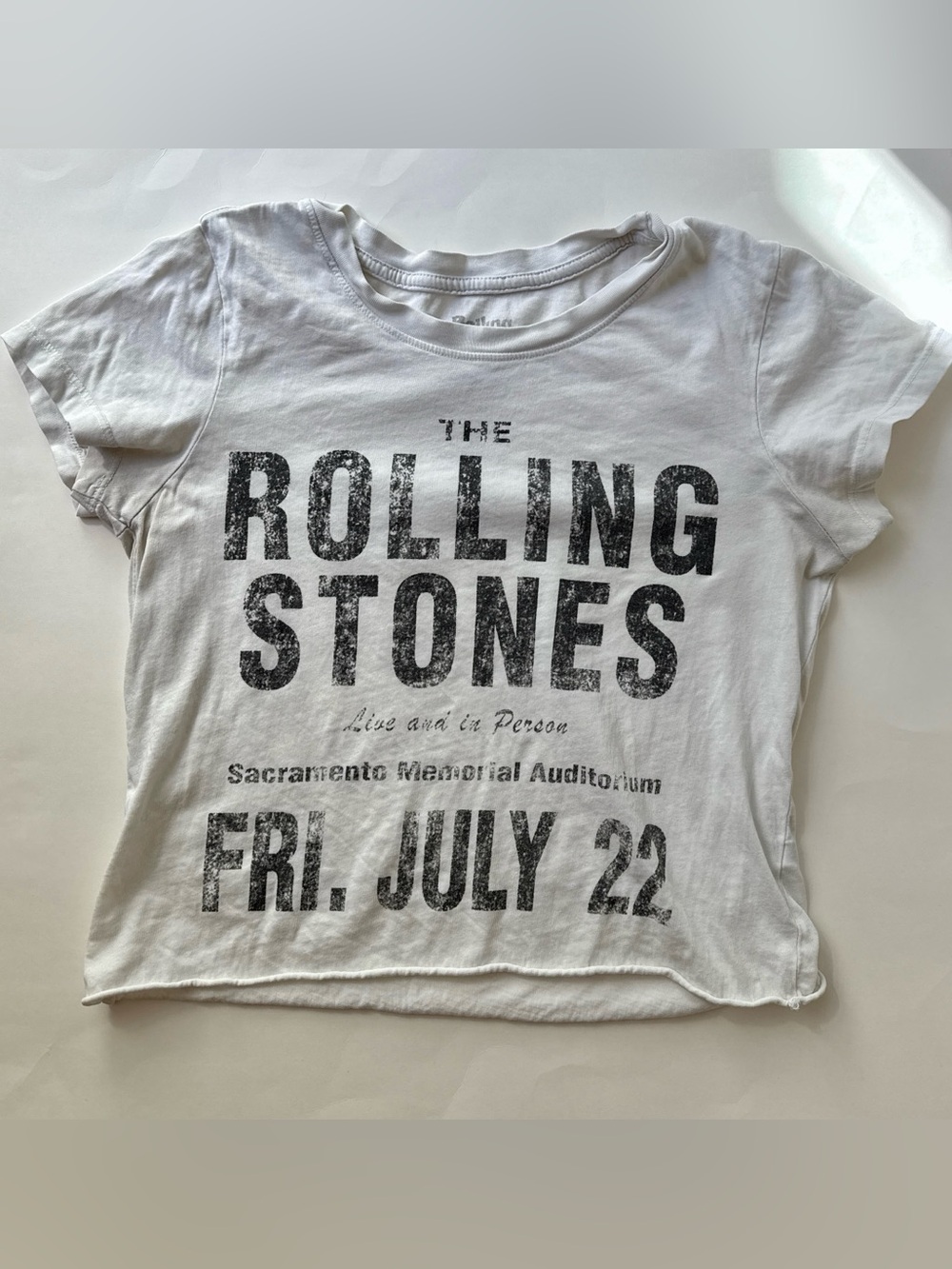 People of Leisure Rolling Stones Baby Tee Small